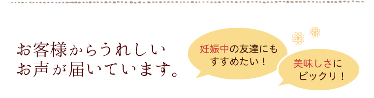 シーン別のお召し上がり方《妊娠期・授乳期》